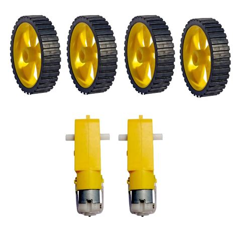 iEI DC BO Copper Binding Dual Shaft 100-150RPM 3v-6v-9v-12v Smart Toys ...