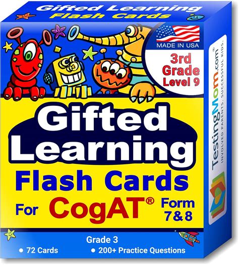 CogAT Test Prep Flash Cards - Grade 3 Level 9 - 72 Nepal | Ubuy
