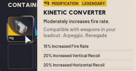 How to get the legendary mod Kinetic Converter in ARC Raiders