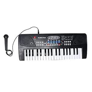 Morges Musical Piano Keyboard for Kids with Microphone Portable ...