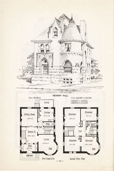 Vintage Home Plans | Victorian house plans, Victorian house floor plans ...