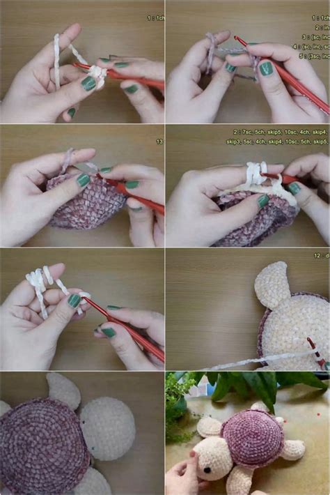 Image result for 3D Crochet Turtle Tutorial