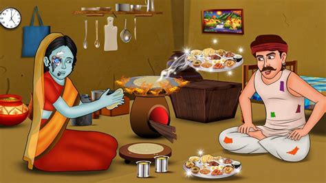 Watch Popular Children Hindi Story Jadui Robot Biwi For Kids - Check ...