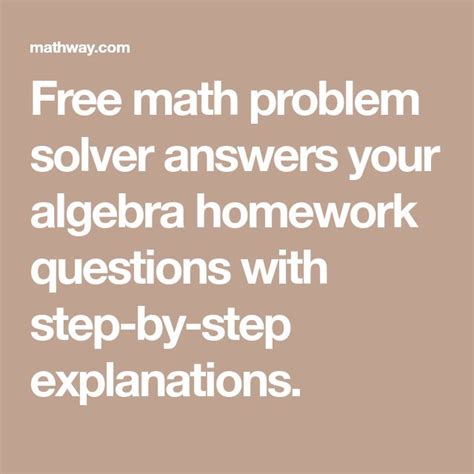 Image result for How to Find Answers to Math Problems