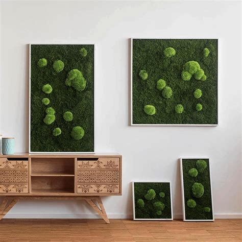 Buy 0.85lb Preserved Moss for Potted Plants, Natural Fresh Green ...