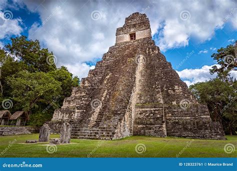 Tikal National Park Near Flores in Guatemala Stock Image - Image of ...