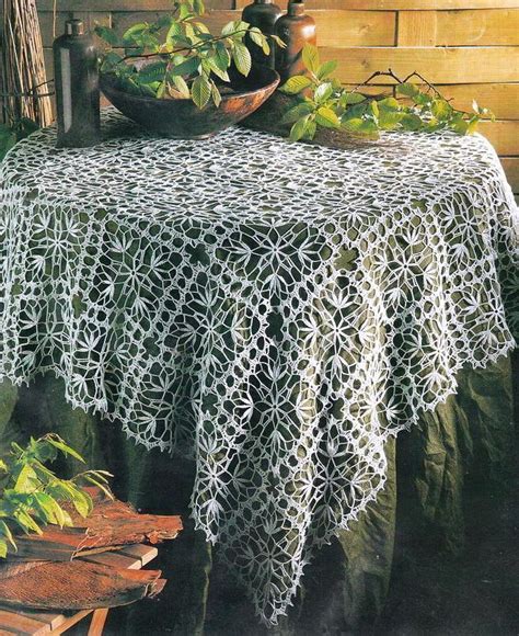 Image result for Free Crochet Tablecloth Patterns Rectangular