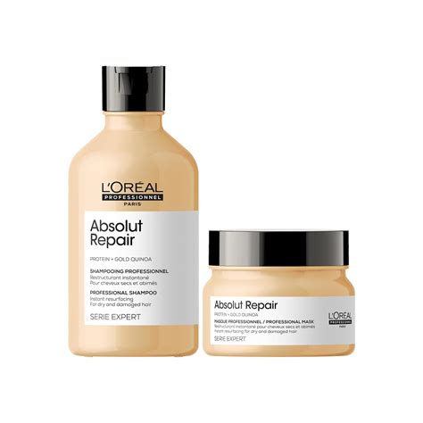 L'Oréal Professionnel Absolut Repair Shampoo & Mask for Dry & Damaged ...