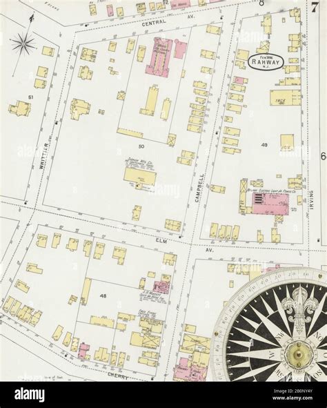 Map of rahway hi-res stock photography and images - Alamy