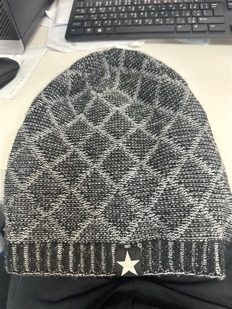 FabSeasons Blue Woolen Winter Beanie Cap with Faux Fur Lining on The ...