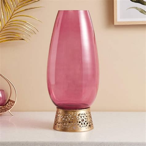 Buy Rylee Glass with Cut-Out Base from Home Centre at just INR 1799.0