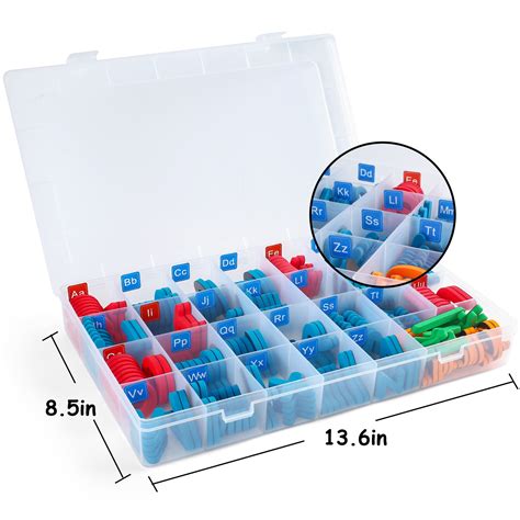 Buy LotFancy 237 Magnets Letters and Numbers with Magnet Board Pen and ...