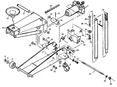 Hydraulic Floor Jack Schematic