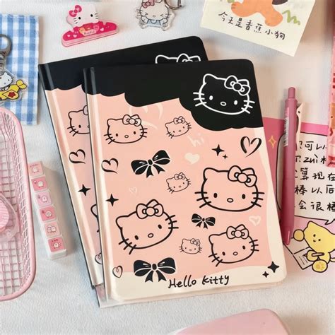 Sanrio 1pc Sanrio Hello Kitty Cartoon Theme Notebook - A5 Hard Cover, 1 ...