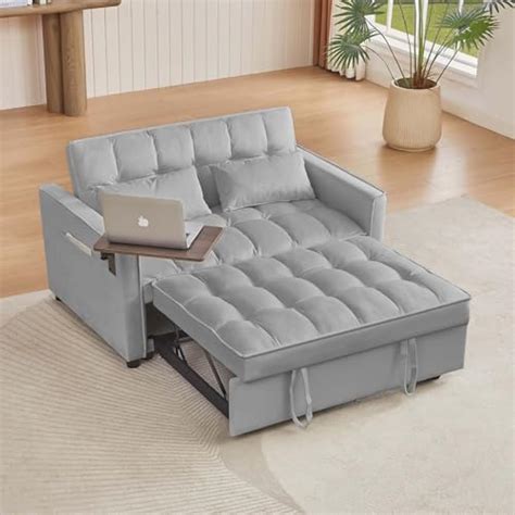 Antetek 3 in 1 Convertible Sofa Bed w/360° Rotating India | Ubuy