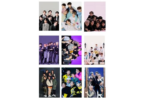 Generic BTS Members Group Photocard Pack of 27 Premium HD Photocards ...
