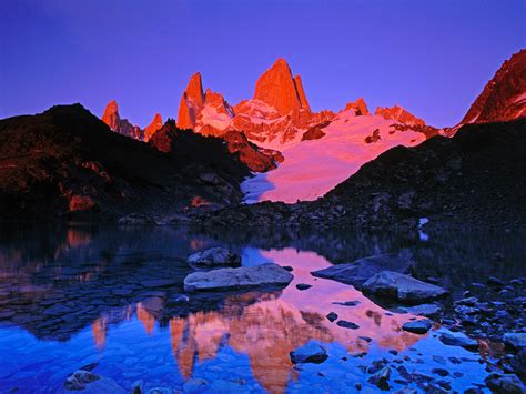 Parque Nacional Los Glaciares National Park, Argentine ~ Great Panorama ...