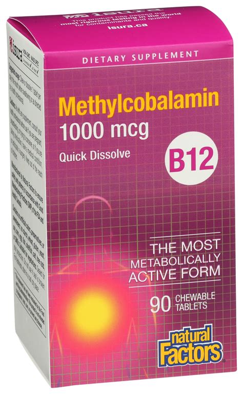 Vitamin B12, Methyl 1000mcg, 90tab — Natures Pick Market