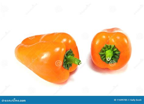 Orange Bell Peppers stock image. Image of orange, vegetable - 11699785