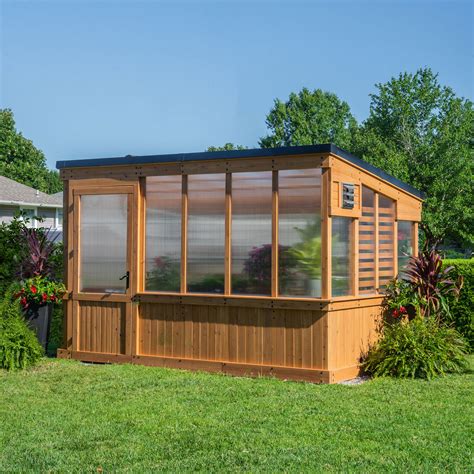 Backyard Discovery 12 x 7 Zalie Modern Greenhouse & Reviews - Wayfair ...