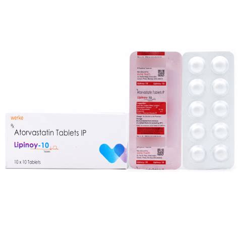 LIPINOY-10 Tablets Werke Healthcare