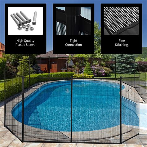 Costway In-Ground Swimming Pool Safety Fence Section India | Ubuy