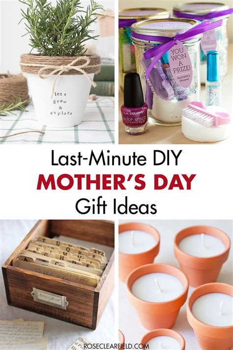 Homemade Mother's Day Gifts