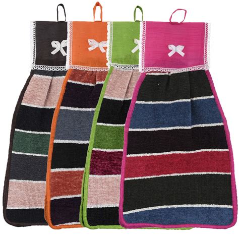 Kuber Industries Hanging Cotton 4 Pieces Cotton Washbasin Napkin/Hand ...