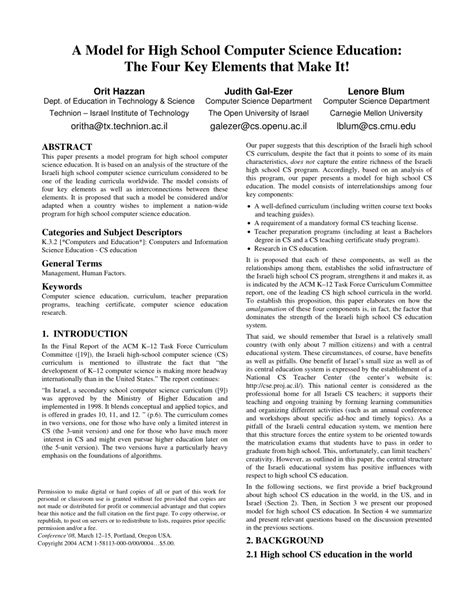 Image result for Computer Science Title C Modle Design