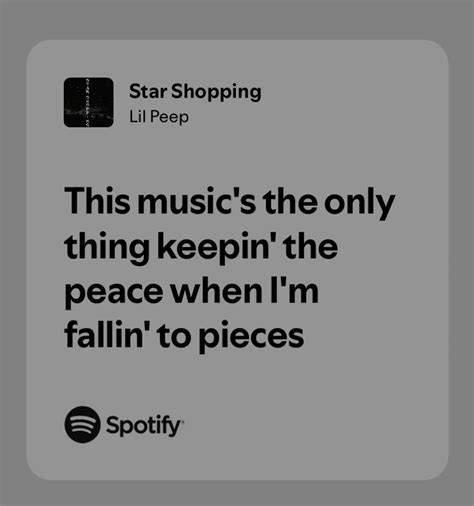 star shopping - lil peep #spotify #lyrics | Song quotes, Music quotes ...