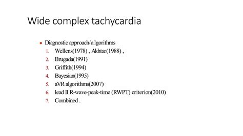 Image result for Wide Complex Tachycardia Algorithm