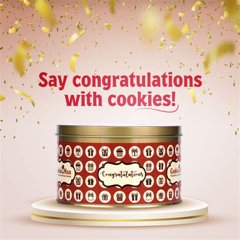 Congratulations Assorted Cookies – CookieMan