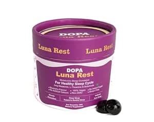 Dopa Luna Rest Melatonin Sleep Gummies | 30 Gummies | 3mg Melatonin ...