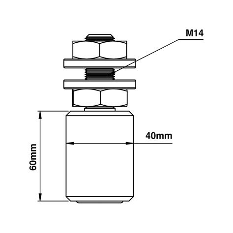 Richmond 40mm x M14 Nylon Sliding Gate Roller - Bunnings New Zealand