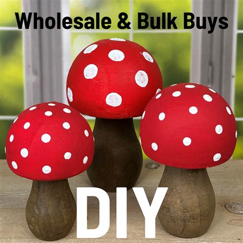 WHOLESALE DIY MUSHROOMS SET OF 6– Your Heart's Content
