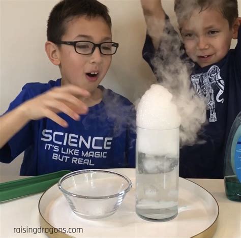 Smoking bubbles dry ice experiment ages 4 – Artofit