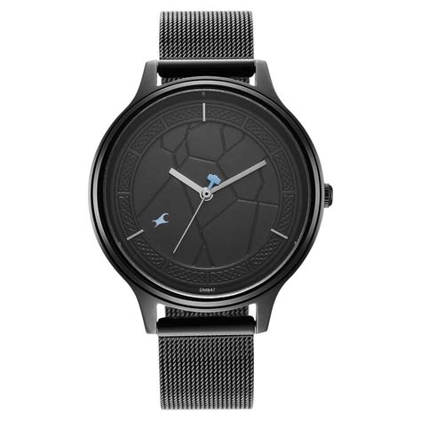 Fastrack Thor Quartz Analog Black Dial Stainless Steel Strap Watch for ...