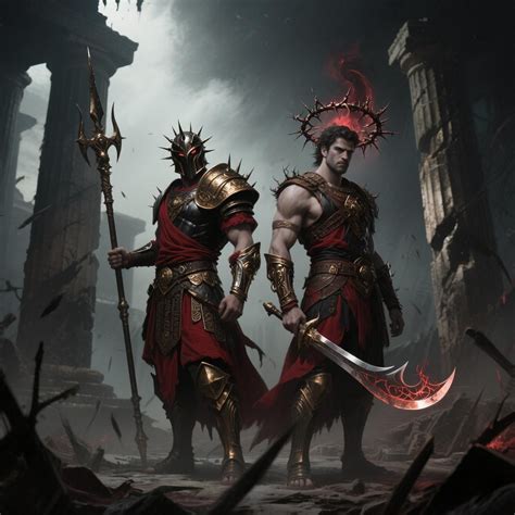 Phobos & Deimos, Twin-God of Fear and Terror in 2025 | Greek and roman ...