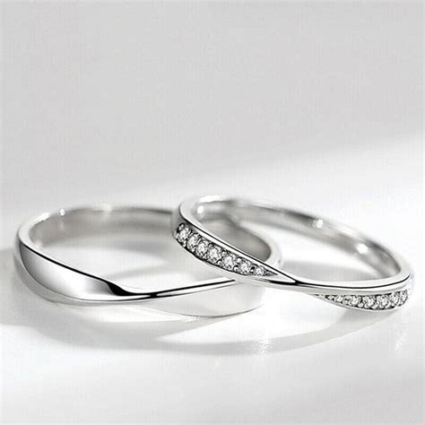 Silver Couple Rings Silver Ring For Couples on Anniversary – Zevrr