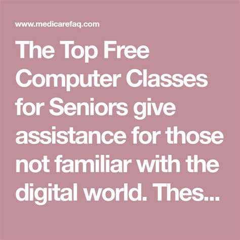 Image result for Free Computer Lessons for Seniors