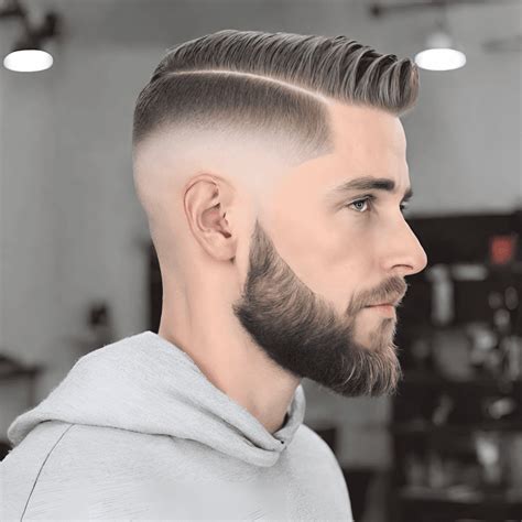 Skin Fade Pompadour Messy Pompadour Haircut Skin Fade | TikTok