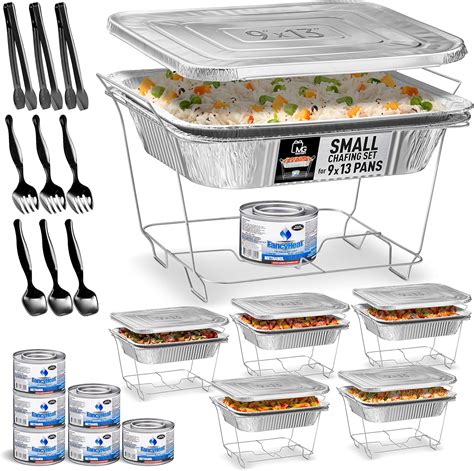 Amazon.com: Disposable Chafing Dish Buffet Set, Food Warmers for ...
