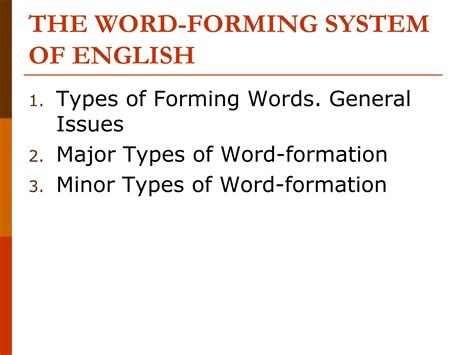 Image result for Word Class Formation