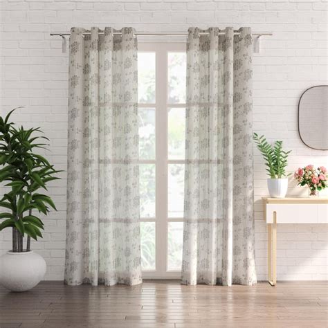 Buy Venice Printed Sheer Door Curtain from Home Centre at just INR 799.0