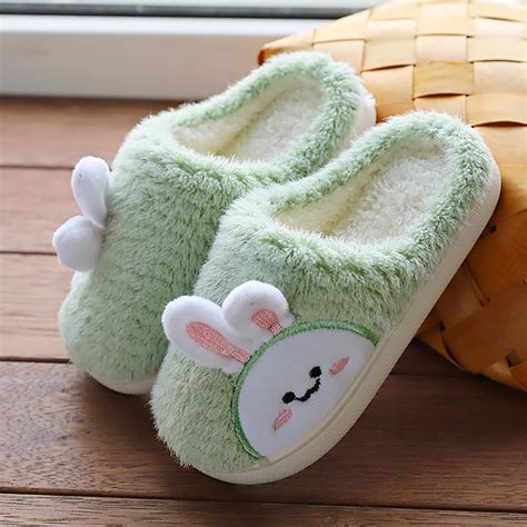 Kids Slippers Kids Animal Slippers Warm Soft Comfortable Cute House ...