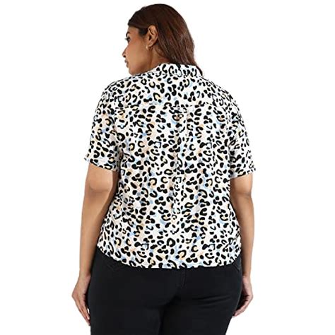 Buy Instafab Plus Women's Printed Multicolour Regular Fit Top for ...