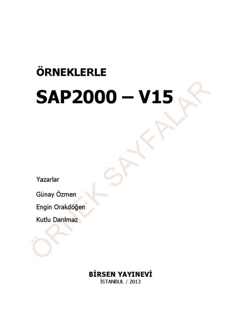 Tutorial SAP 2000 PDF 的图像结果