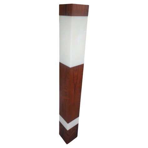 Fantastic Huge Sculptural Walnut Floor lamp Mid-century Danish Modern ...