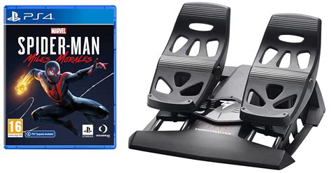 Buy Marvel's Spider-Man: Miles Morales (PS4)+Thrustmaster TFRP Rudder ...