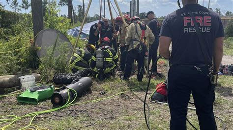 St. Johns County Fire Rescue responded to a worker stuck in a manhole ...
